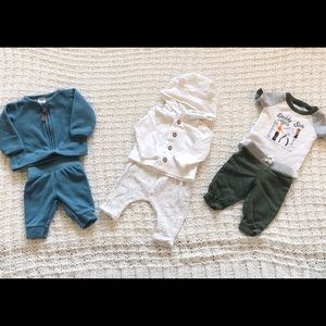 Newborn baby boy outfit bundle